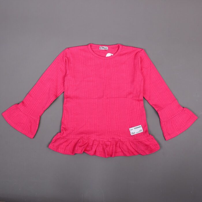 103375906_67dc9f58d0d9a فستان قطن ربيعي للأطفال لون فوشي - الصورة 1