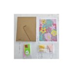 ⁦لوحة أطفال خرز مع برواز خرز أطفال ورد 23*18⁩ - الصورة ⁦3⁩