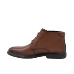 ⁦Hush Puppies Men's Leather Casual Mid Shoes- Brown⁩ - الصورة ⁦5⁩