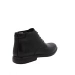 ⁦Hush Puppies Men's Leather Casual Mid Shoes- Black⁩ - الصورة ⁦4⁩