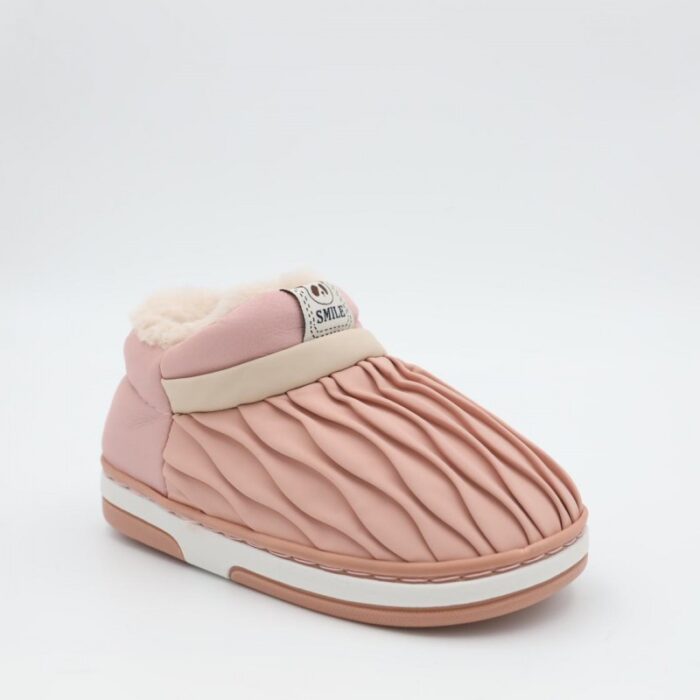⁦حذاء شتوي للأطفال لون زهري فاتح⁩ - الصورة ⁦2⁩