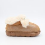 ⁦حذاء شتوي للأطفال لون كموني بلمعة⁩ - الصورة ⁦3⁩