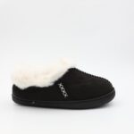 ⁦حذاء شتوي للنساء لون أسود وبيج⁩ - الصورة ⁦5⁩