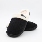 ⁦حفاية شتوية للنساء لون أسود وبيج⁩ - الصورة ⁦4⁩