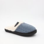 ⁦حفاية شتوية للنساء لون أزرق وبيج⁩ - الصورة ⁦2⁩