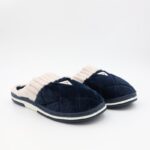 ⁦حفاية شتوية للنساء لون كحلي وبيج⁩ - الصورة ⁦2⁩