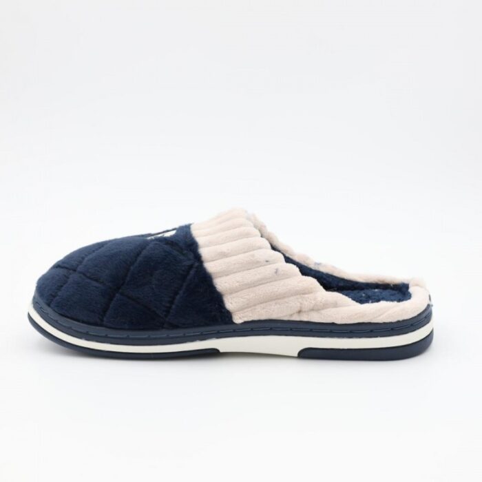 ⁦حفاية شتوية للنساء لون كحلي وبيج⁩ - الصورة ⁦6⁩