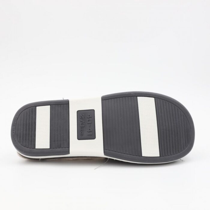 ⁦حفاية شتوية للنساء لون سكني وبيج⁩ - الصورة ⁦3⁩