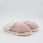 حفاية شتوية للنساء لون زهري وبيج