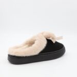 حفاية شتوية لون أسود مع بيج