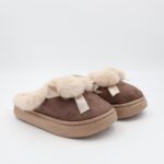 ⁦حفاية شتوية لون بني مع بيج⁩ - الصورة ⁦3⁩