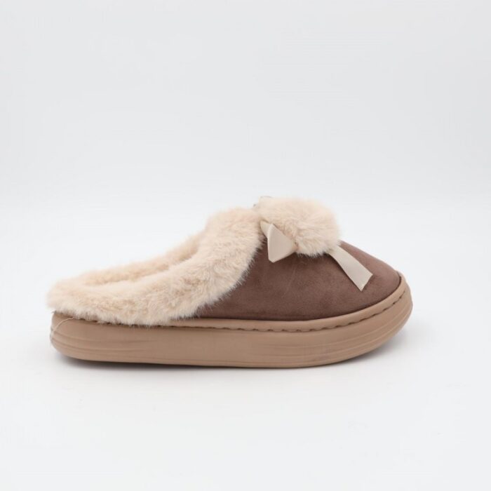 ⁦حفاية شتوية لون بني مع بيج⁩ - الصورة ⁦5⁩