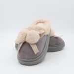 ⁦حفاية شتوية لون سكني مع بيج⁩ - الصورة ⁦4⁩