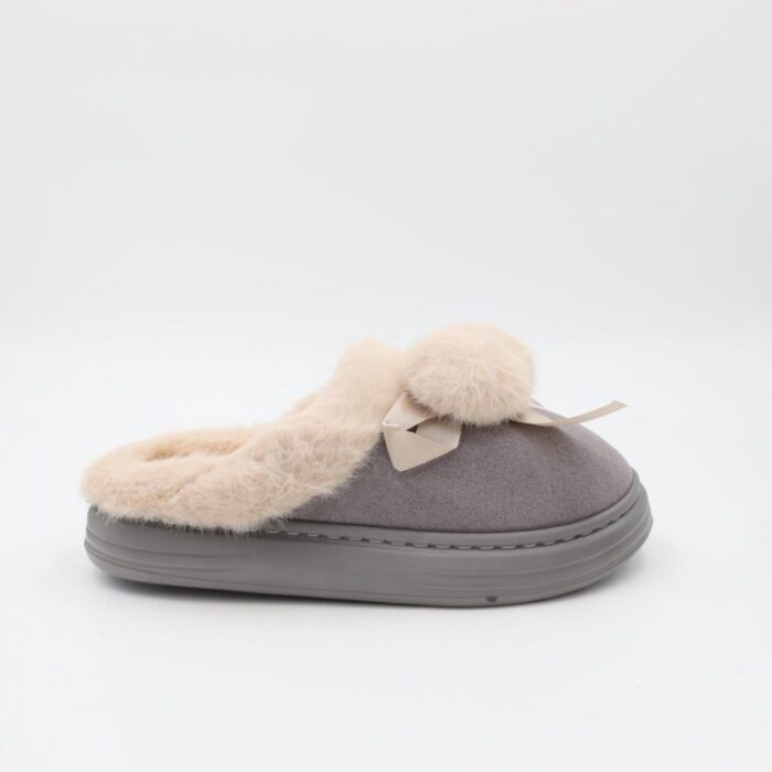 ⁦حفاية شتوية لون سكني مع بيج⁩ - الصورة ⁦7⁩