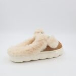 ⁦حفاية شتوية لون كموني بلمعة مع بيج⁩ - الصورة ⁦3⁩