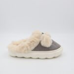 ⁦حفاية شتوية لون سكني بلمعة مع بيج⁩ - الصورة ⁦4⁩