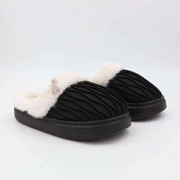 ⁦حفاية شتوية لون أسود⁩ - الصورة ⁦3⁩