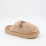 حفاية شتوية للنساء لون بيج بتصميم قشاط