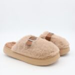 ⁦حفاية شتوية للنساء لون بيج بتصميم قشاط⁩ - الصورة ⁦4⁩