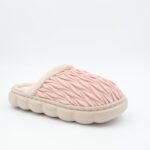 ⁦حفاية شتوية لون زهري وبيج⁩ - الصورة ⁦4⁩