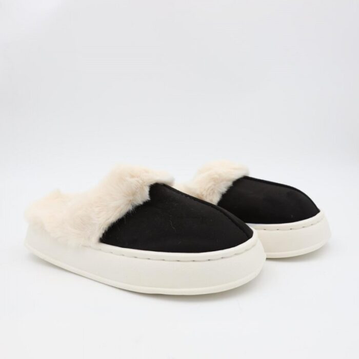 103376038_67dca0908d1e9 حفاية شتوية للنساء لون أسود وبيج - الصورة 1