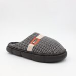 ⁦حفاية شتوية للرجال لون أسود ورمادي⁩ - الصورة ⁦4⁩