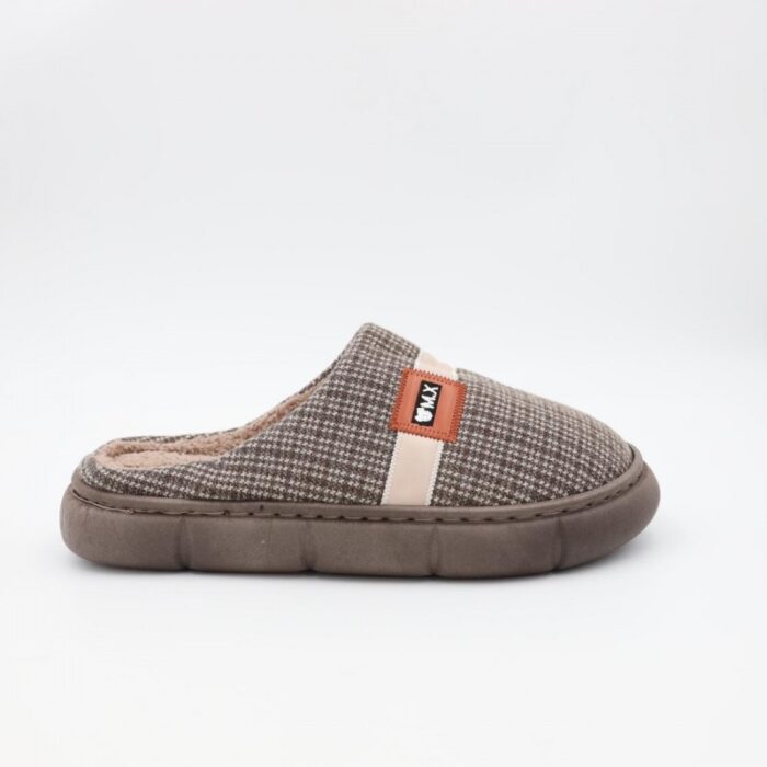 ⁦حفاية شتوية للرجال لون بني وبيج⁩ - الصورة ⁦4⁩