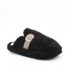 ⁦حفاية شتوية للنساء لون أسود بتصميم قشاط⁩ - الصورة ⁦2⁩