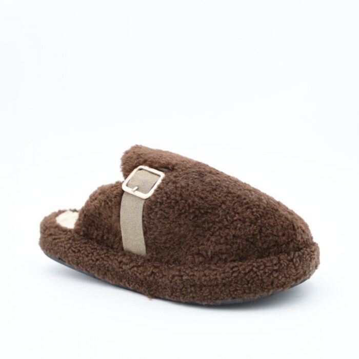 ⁦حفاية شتوية للنساء لون بني بتصميم قشاط⁩ - الصورة ⁦2⁩