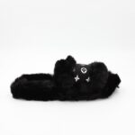 ⁦حفاية شتوية للنساء لون أسود مفتوحة من الأمام⁩ - الصورة ⁦4⁩