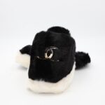 ⁦حفاية شتوية للنساء لون أسود وأبيض من الأسفل⁩ - الصورة ⁦6⁩