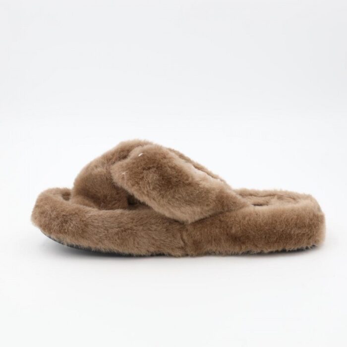 ⁦حفاية شتوية للنساء لون بني⁩ - الصورة ⁦2⁩