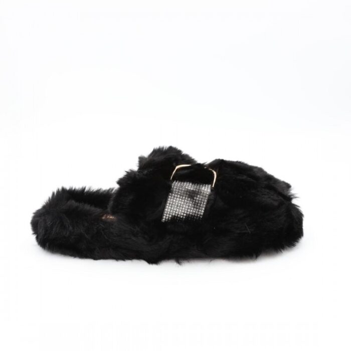 ⁦حفاية شتوية للنساء لون أسود مع أحجار زركون⁩ - الصورة ⁦4⁩