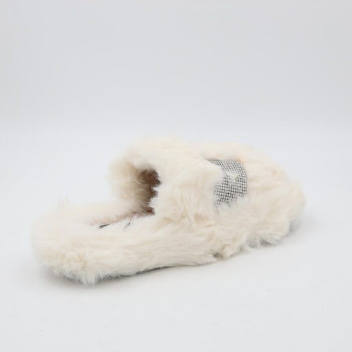 ⁦حفاية شتوية للنساء لون أبيض مع أحجار زركون⁩ - الصورة ⁦5⁩