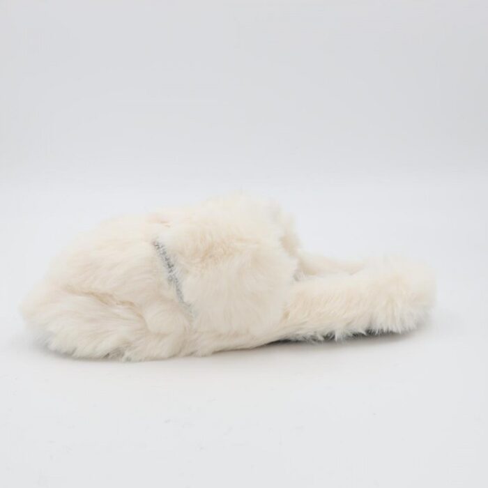 ⁦حفاية شتوية للنساء لون أبيض مع أحجار زركون⁩ - الصورة ⁦6⁩