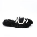 ⁦حفاية شتوية للنساء لون أسود بتصميم Duiuo⁩ - الصورة ⁦3⁩