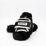 ⁦حفاية شتوية للنساء لون أسود بتصميم Duiuo⁩ - الصورة ⁦7⁩