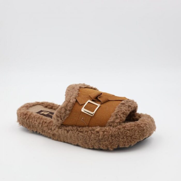 ⁦حفاية شتوية للنساء لون عسلي وبني⁩ - الصورة ⁦3⁩