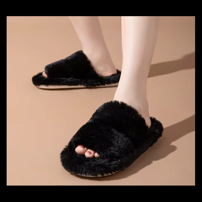 ⁦حفاية شتوية للنساء لون أسود⁩ - الصورة ⁦8⁩