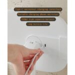 مرآة مكياج بإضاءة LED مع زاوية قابلة للتعديل وأدراج تخزين لون زهري