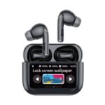 ⁦ايربود سماعة ذكية جلدة مع شاشة باللمس A9 pro⁩ - الصورة ⁦3⁩