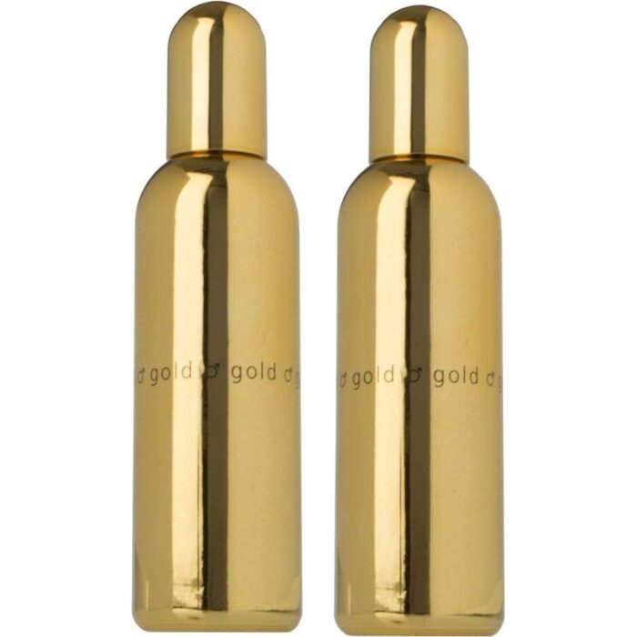 ⁦مجموعة عطر جولد  كلر مي للرجال (طقم من قطعتين) من ميلتون لويد 2* 90 مل - Colour Me Gold Yellow EDT By Milton Lloyd For Men 2X90ML⁩ - الصورة ⁦4⁩