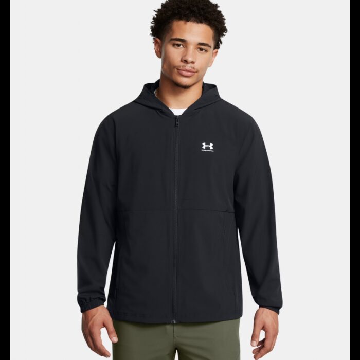 ⁦Under Armour Men's  Vibe Woven Windbreaker Jacket⁩ - الصورة ⁦2⁩