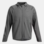 ⁦Under Armour Men's Unstoppable Jacket-جاكيت اندر ارمور أنستوببل ليفت تشيست للرجال لون رمادي⁩ - الصورة ⁦5⁩