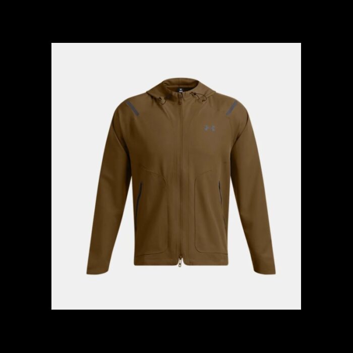 ⁦Under Armour Men's Unstoppable Jacket-جاكيت اندر ارمور أنستوببل ليفت تشيست للرجال لون بني⁩ - الصورة ⁦5⁩