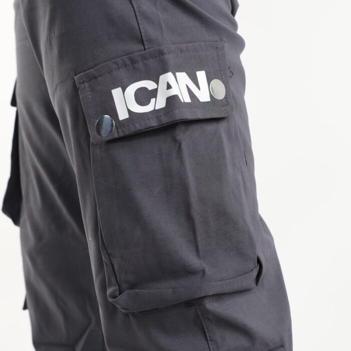 ⁦بنطلون سبورت كاجوال فوتر للرجال لون رمادي من I CAN⁩ - الصورة ⁦5⁩