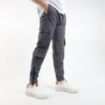 ⁦بنطلون سبورت كاجوال فوتر للرجال لون رمادي من I CAN⁩ - الصورة ⁦7⁩