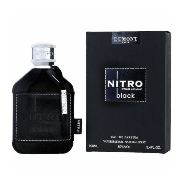 ⁦Nitro Black EDP By DUMONT For Men 100ml-عطر نيترو بلاك (الأسود) من ديمونت للرجال سعة 100 مل⁩ - الصورة ⁦3⁩