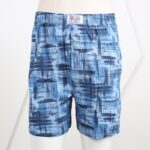 بوكسر بتصميم زر للرجال لون أزرق