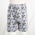 بوكسر بتصميم زر للرجال لون سكني